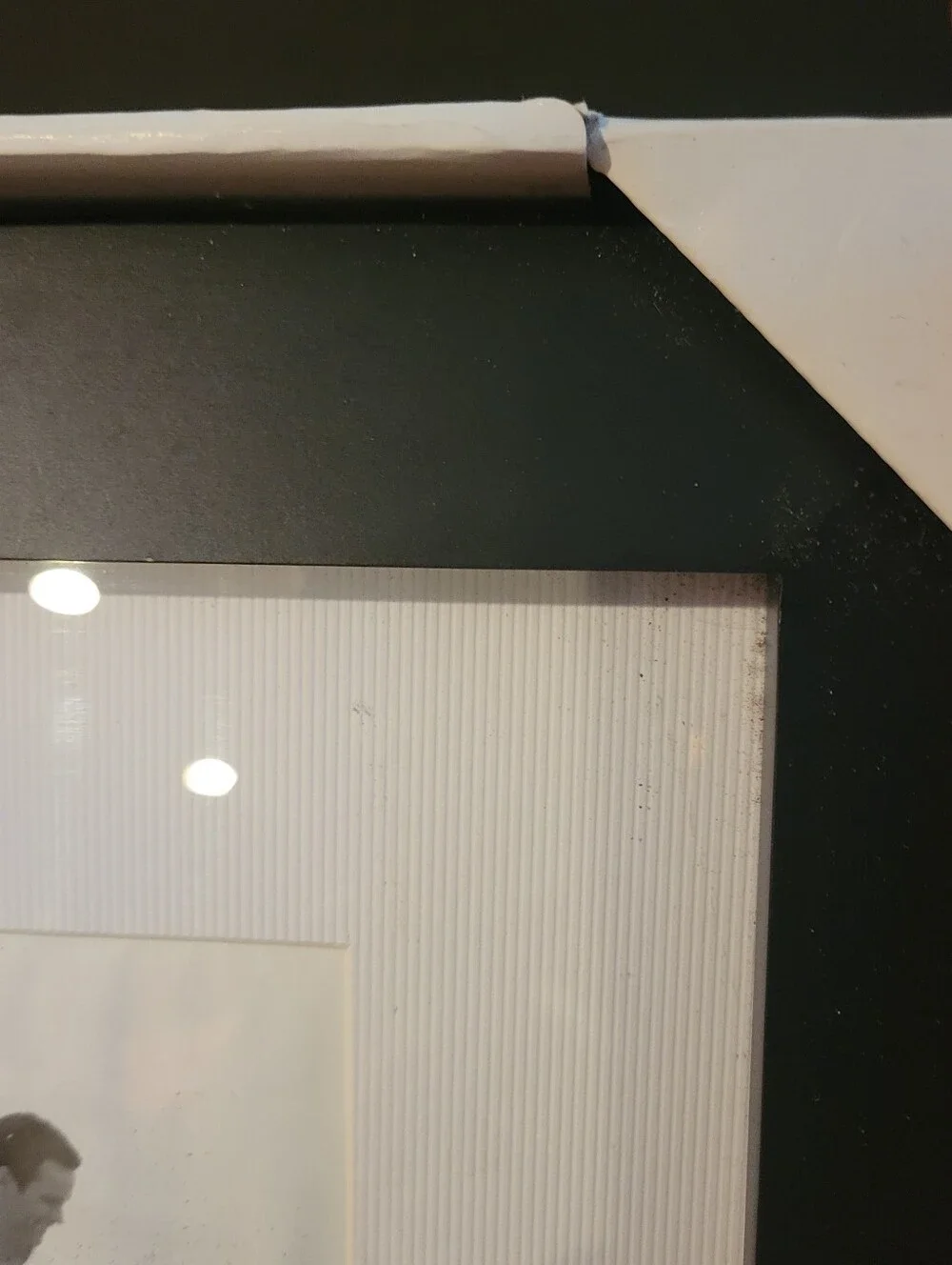 New Old Stock Malden Black Picture Frame 5x7 OR 8x10 Free Standing